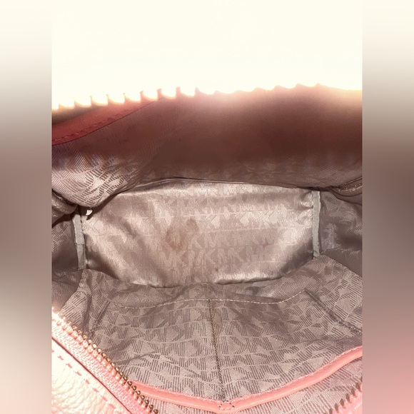 Michael Kors Pink Leather Backpack - Picture 8 of 11